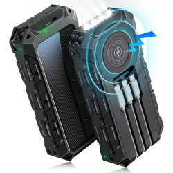 Dr. Phone-DrPhone SolarCharge – 7 In 1 30000mAh Zonnenenergie Powerbank – LED Licht – 3 Ingebouwde Kabels – Draadloos Opladen€ 59,95€ 49,55Powerbanks / Accu's
