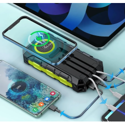 Dr. Phone-DrPhone SolarCharge – 7 In 1 30000mAh Zonnenenergie Powerbank – LED Licht – 3 Ingebouwde Kabels – Draadloos Opladen€ 59,95€ 49,55Powerbanks / Accu's