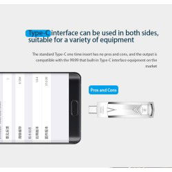 Dr. Phone-LUXWALLET DataSwift – USB 3.0 Naar USB-C 3.0 Flashdrive - 360° Rotatie – USB Stick – OTG – 256GB - Zilver€ 34,95€ 28,88Flashdrives