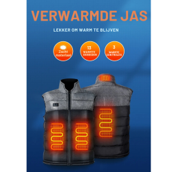 Dr. Phone-DrPhone HeatShield – Elektrisch Verwarmde Bodywarmer Voor Vrouwen Met 13 Zones – Oplaadbaar – Maat L - Zwart/Roze€ 49,95€ 41,28Elektrisch (Verwarmde) Bodywarmer
