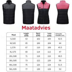Dr. Phone-DrPhone HeatShield – Elektrisch Verwarmde Bodywarmer Voor Vrouwen Met 13 Zones – Oplaadbaar – Maat L - Zwart/Roze€ 49,95€ 41,28Elektrisch (Verwarmde) Bodywarmer
