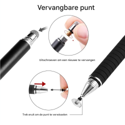 Dr. Phone-DrPhone SX Pro V6 Plus Stylus Pen met Clip – Disc, Side Grip – Geschikt voor iPhone, iPad, Samsung Galaxy – Zilver€ 11,95€ 9,88Home8720118084885