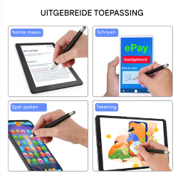 Dr. Phone-DrPhone SX Pro V6 Plus Stylus Pen met Clip – Disc, Side Grip – Geschikt voor iPhone, iPad, Samsung Galaxy – Zilver€ 11,95€ 9,88Home8720118084885