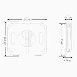 Dr. Phone-DrPhone TabGrip - Tablet Houder - Tablets Van 5 Tot 13,9 Inch - 360° Draaibare – Tablet Standaard – Verstelbare Tablet Houder€ 34,95€ 28,88Tablethouder