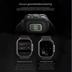 Dr. Phone-DrPhone DualX Duo2 - Smartwatch met Ingebouwde Oordoppen - Bluetooth 5, NFC, Gezondheidsmonitoring & Automatisch Opladen - Zwart€ 79,95€ 66,07DrPhoneDrPhone Smartwatches