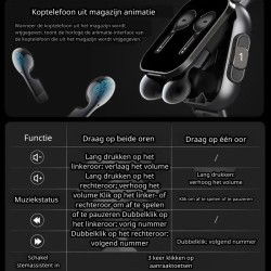 Dr. Phone-DrPhone DualX Duo2 - Smartwatch met Ingebouwde Oordoppen - Bluetooth 5, NFC, Gezondheidsmonitoring & Automatisch Opladen - Zwart€ 79,95€ 66,07DrPhoneDrPhone Smartwatches