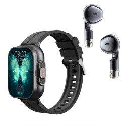 Dr. Phone-DrPhone DualX Duo2 - Smartwatch met Ingebouwde Oordoppen - Bluetooth 5, NFC, Gezondheidsmonitoring & Automatisch Opladen - Zwart€ 79,95€ 66,07DrPhoneDrPhone Smartwatches
