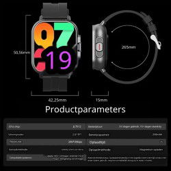 Dr. Phone-DrPhone DualX Duo2 - Smartwatch met Ingebouwde Oordoppen - Bluetooth 5, NFC, Gezondheidsmonitoring & Automatisch Opladen - Zwart€ 79,95€ 66,07DrPhoneDrPhone Smartwatches