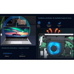 Dr. Phone-Elementkey PixelPro - Metalen Ultrabook 15.6 Inch Laptop - i9-12900H - MX550 - 32GB Ram - 1 TB SSD - Vingerafdrukscanner - Grijs€ 1.329,95€ 1.099,13ElementkeyLaptop8720118851548