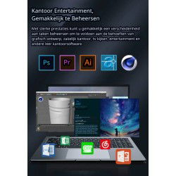 Dr. Phone-Elementkey PixelPro - Metalen Ultrabook 15.6 Inch Laptop - i9-12900H - MX550 - 32GB Ram - 1 TB SSD - Vingerafdrukscanner - Grijs€ 1.329,95€ 1.099,13ElementkeyLaptop8720118851548