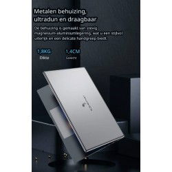 Dr. Phone-Elementkey PixelPro - Metalen Ultrabook 15.6 Inch Laptop - i9-12900H - MX550 - 32GB Ram - 1 TB SSD - Vingerafdrukscanner - Grijs€ 1.329,95€ 1.099,13ElementkeyLaptop8720118851548
