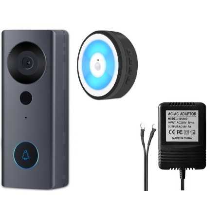 Dr. Phone-DrPhone LM6-A – Bekabelde Camera Deurbel Met Binnen Bel - Camera Deurbel Met Alexa & Google Assistant – Zwart€ 89,95€ 74,34DrPhoneIP Camera8720118942666