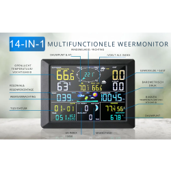 Dr. Phone-DrPhone SkySense - 14-in-1 Wifi Weerstation – 10-inch Kleurenscherm - Realtime Weersvoorspellingen€ 249,95€ 206,57Home