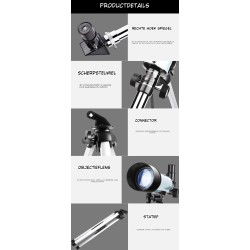 Dr. Phone-DrPhone SuperNovaX3 – 50/360MM Telescoop – Telescoop Voor Kinderen - Sterren/Maan/Planeten€ 89,95€ 74,34Telescoop
