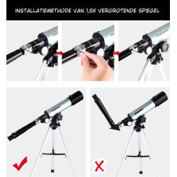 Dr. Phone-DrPhone SuperNovaX3 – 50/360MM Telescoop – Telescoop Voor Kinderen - Sterren/Maan/Planeten€ 89,95€ 74,34Telescoop