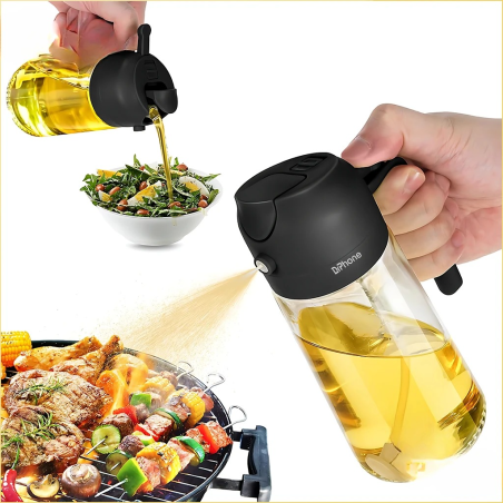 Dr. Phone-DrPhone OliSpray - Handige 2-in-1 Oliespray Dispenser met knop – Glazen Oliefles voor Koken & BBQ - Oliebesparend€ 19,95€ 16,49DrPhoneHome