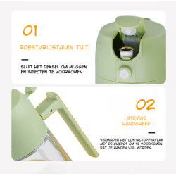 Dr. Phone-DrPhone OliSpray - Handige 2-in-1 Oliespray Dispenser met knop – Glazen Oliefles voor Koken & BBQ - Oliebesparend€ 19,95€ 16,49DrPhoneHome