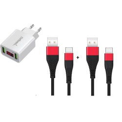 Dr. Phone-DrPhone - Oplaadset - Geschikt voor PS5 Controller - Dock - 2x USB C Gevlochten Oplaad kabel - 1.2M€ 18,95€ 15,66DrPhoneTelefoniekabel8720118660522