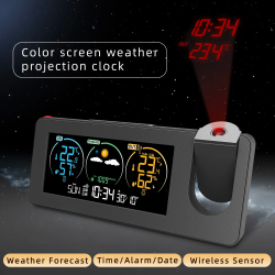 Dr. Phone-DrPhone TimeVision - Elektronische Projectie Klok – Nachtmodus – Alarm – Temperatuur Display – Barometerfunctie - Zilver€ 54,95€ 45,41Home