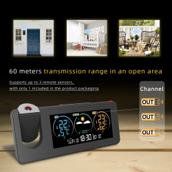 Dr. Phone-DrPhone TimeVision - Elektronische Projectie Klok – Nachtmodus – Alarm – Temperatuur Display – Barometerfunctie - Zilver€ 54,95€ 45,41Home