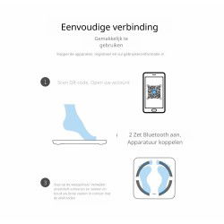 Dr. Phone-DrPhone Fitscale Light - Slimme Bluetooth Weegschaal met BIA - 10 Metingen, BMI, Vetpercentage, iOS/Android, max 180 kg€ 34,95€ 28,88DrPhoneHome