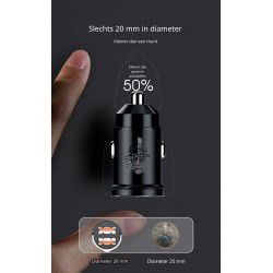 Dr. Phone-DrPhone UltraCompact - 200W Snelle Autolader - 2x USB - 20V 5A - Universele Oplader voor Telefoon, Tablet en Laptop€ 29,95€ 24,75DrPhoneAutoladers
