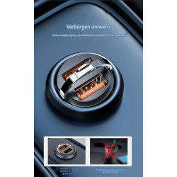 Dr. Phone-DrPhone UltraCompact - 200W Snelle Autolader - 2x USB - 20V 5A - Universele Oplader voor Telefoon, Tablet en Laptop€ 29,95€ 24,75DrPhoneAutoladers