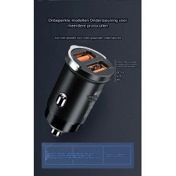 Dr. Phone-DrPhone UltraCompact - 200W Snelle Autolader - 2x USB - 20V 5A - Universele Oplader voor Telefoon, Tablet en Laptop€ 29,95€ 24,75DrPhoneAutoladers