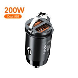 Dr. Phone-DrPhone UltraCompact - 200W Snelle Autolader - 2x USB - 20V 5A - Universele Oplader voor Telefoon, Tablet en Laptop€ 29,95€ 24,75DrPhoneAutoladers