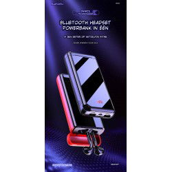 Dr. Phone-DrPhone SoundCharge - 10000 mAh Powerbank met Ingebouwde Oordoppen - LED Zaklamp - Bluetooth 5.0 – Veiligheidsbescherming€ 39,95€ 33,02Powerbanks / Accu's