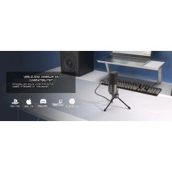 Dr. Phone-DrPhone SoundCore Slim - Condensator Studiomicrofoon - Studiokwaliteit Opname - USB Plug & Play - Cardioïde Patroon€ 74,95€ 61,94Microfoon