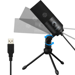 Dr. Phone-DrPhone SoundCore Slim - Condensator Studiomicrofoon - Studiokwaliteit Opname - USB Plug & Play - Cardioïde Patroon€ 74,95€ 61,94Microfoon