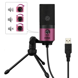 Dr. Phone-DrPhone SoundCore Slim - Condensator Studiomicrofoon - Studiokwaliteit Opname - USB Plug & Play - Cardioïde Patroon€ 74,95€ 61,94Microfoon