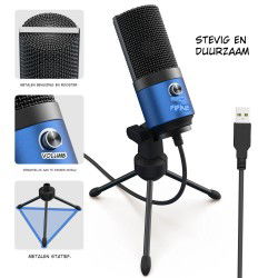 Dr. Phone-DrPhone SoundCore Slim - Condensator Studiomicrofoon - Studiokwaliteit Opname - USB Plug & Play - Cardioïde Patroon€ 74,95€ 61,94Microfoon