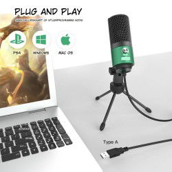 Dr. Phone-DrPhone SoundCore Slim - Condensator Studiomicrofoon - Studiokwaliteit Opname - USB Plug & Play - Cardioïde Patroon€ 74,95€ 61,94Microfoon