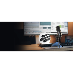 Dr. Phone-DrPhone SoundCore Slim - Condensator Studiomicrofoon - Studiokwaliteit Opname - USB Plug & Play - Cardioïde Patroon€ 74,95€ 61,94Microfoon