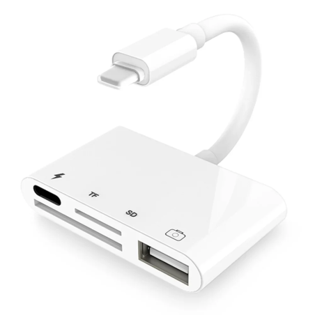 Dr. Phone-DrPhone MultiHub2 – 4-in-1 USB HUB - Supersnelle USB 3.0 - SD & MicroSD tot 512GB - Plug & Play - Dataoverdracht€ 24,95€ 20,62Hub