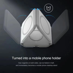 Dr. Phone-DrPhone PowerMag – 3 In 1 Magnetische Draadloze Oplader – Opvouwbaar – Geschikt Voor iPhone Apparaten - Wit€ 29,95€ 24,75Oplader