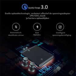Dr. Phone-DrPhone QC5 Pro - 4 Poorten USB Lader - 12V/24V - Qualcomm 3.0 - Auto lader – Auto Oplader - Voor Tablets / Smartphones - Wit€ 17,95€ 14,83DrPhoneOplader8720118007990