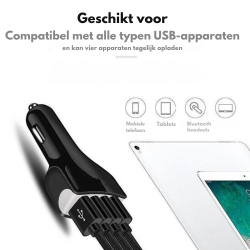 Dr. Phone-DrPhone QC5 Pro - 4 Poorten USB Lader - 12V/24V - Qualcomm 3.0 - Auto lader – Auto Oplader - Voor Tablets / Smartphones - Wit€ 17,95€ 14,83DrPhoneOplader8720118007990