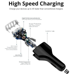 Dr. Phone-DrPhone QC5 Pro - 4 Poorten USB Lader - 12V/24V - Qualcomm 3.0 - Auto lader – Auto Oplader - Voor Tablets / Smartphones - Wit€ 17,95€ 14,83DrPhoneOplader8720118007990