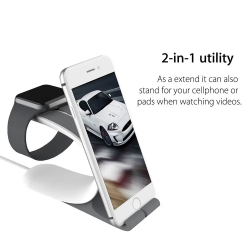 Dr. Phone-DrPhone SteadyDock – 2-in-1 Oplaadstation voor Telefoon en Apple Watch – Anti-Slip Siliconen - Grijs€ 14,95€ 12,36Dockingstation