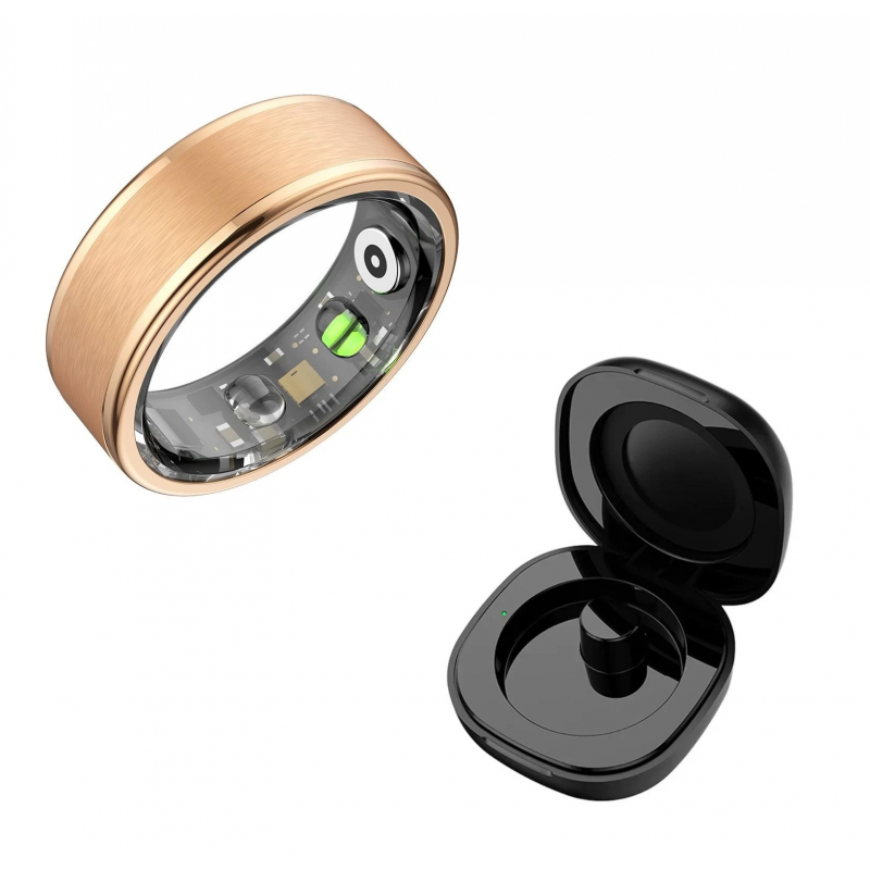 Dr. Phone-DrPhone RingSense V3 – Smart Ring - Europese ringmaat 59 - Slaapmonitor – Hartslagmeter - SpO2 + Case - Rosegoud kleurig€ 59,95€ 49,55DrPhoneDraagbare technology (Ring)
