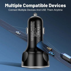 Dr. Phone-DrPhone QC18 – 250W 5 Poorts Auto Telefoonlader - PD & QC3.0 Snelladen - LED-Display & Spanningsbewaking€ 19,95€ 16,49Autoladers