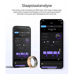 Dr. Phone-DrPhone RingSense V3 – Smart Ring - Europese ringmaat 54 - 5ATM Waterdicht – Slaapmonitor – Hartslagmeter - SpO2 + Case - Zilver€ 59,95€ 49,55DrPhoneDraagbare technology (Ring)