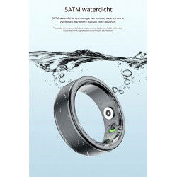 Dr. Phone-DrPhone RingSense V3 – Smart Ring - Europese ringmaat 54 - 5ATM Waterdicht – Slaapmonitor – Hartslagmeter - SpO2 + Case - Zilver€ 59,95€ 49,55DrPhoneDraagbare technology (Ring)