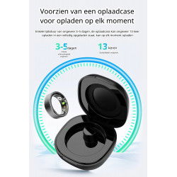 Dr. Phone-DrPhone RingSense V3 – Smart Ring - Europese ringmaat 54 - 5ATM Waterdicht – Slaapmonitor – Hartslagmeter - SpO2 + Case - Zilver€ 59,95€ 49,55DrPhoneDraagbare technology (Ring)