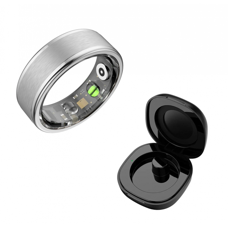 Dr. Phone-DrPhone RingSense V3 – Smart Ring - Europese ringmaat 54 - 5ATM Waterdicht – Slaapmonitor – Hartslagmeter - SpO2 + Case - Zilver€ 59,95€ 49,55DrPhoneDraagbare technology (Ring)