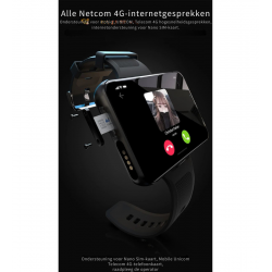 Dr. Phone-DrPhone SWX6 – 4G / GPS / WiFi SmartWatch - 4GB RAM + 64GB opslag - Dual Camera (5MP + 13MP) - Bluetooth 5.0 & WiFi€ 289,95€ 239,63Smartwatch
