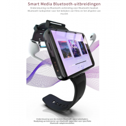 Dr. Phone-DrPhone SWX6 – 4G / GPS / WiFi SmartWatch - 4GB RAM + 64GB opslag - Dual Camera (5MP + 13MP) - Bluetooth 5.0 & WiFi€ 289,95€ 239,63Smartwatch